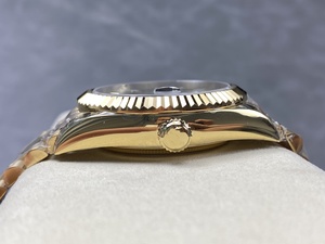 Montre mécanique de luxe de qualité supérieure 42 mm, mouvement ETA 9001 de l'usine Noob, 336938, acier 904L, or, multifonction, verte - Product Image 4