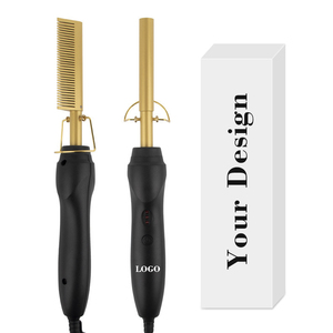 0728 Straightener Brush for Lazy Hair Arranging, Lightweight Portable Styling Tool, Safe Anti Scald Insulation Layer - Product Image 1