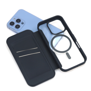 Funda Protectora Transparente Tipo Cartera con Ranuras para Tarjetas, Resistente a Impactos, para la Serie 15/16 - Product Image 2