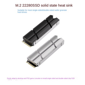 TEUCER <span class=keywords><strong>M</strong></span>.2-9 Aluminium Wärme leitende Rüstung 2280 NVMe PS5 Computer gehäuse verlängerung Kugellager lüfter Kühlung für SSD-Kühlkörper - Product Image 5