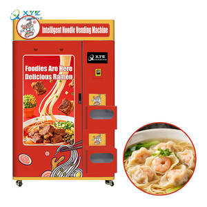 Distributeur automatique de nouilles ramen instantanées chauffées à l'eau, en libre-service 24h/24, fourni directement par l'usine XYZ. - Product Image 3