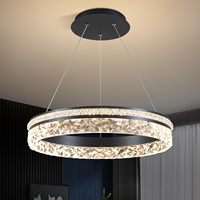 Lámpara Colgante Moderna Nórdica Dorada con Bombilla LED E12 de 36W, Regulable, de Ratán, con Control Remoto/Inalámbrico, Ra90, Cuidado de la Vista, para Comedor