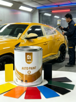 Peinture automobile acrylique 2K à base métallique 1K, résistante aux intempéries et au vieillissement, pour la retouche automobile - Prix de gros