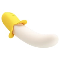 Вибратор Pretty Love Banana для женщин — фруктовой формы, клиторальный массажер, USB-зарядка, водонепроницаемый IPX5, 12 скоростей