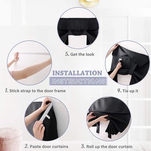 <span class=keywords><strong>Rideaux</strong></span> de porte d'entrée - Rideau thermique isolant pour la décoration de la fenêtre Tricia, occultant pour porte française <span class=keywords><strong>double</strong></span> - Product Image 2