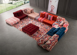 Meilleur vendeur Canapé <span class=keywords><strong>Mah</strong></span> <span class=keywords><strong>Jong</strong></span> en forme de U personnalisable Tissu multicolore Modulaire Roche <span class=keywords><strong>Bobois</strong></span> Divano Canape Hôtel Villa Salon - Product Image 6