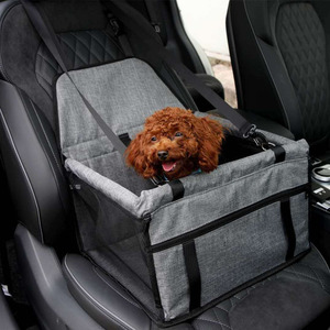 Gris multifonctionnel <span class=keywords><strong>voiture</strong></span> sac <span class=keywords><strong>pour</strong></span> animaux de compagnie <span class=keywords><strong>chien</strong></span> siège de <span class=keywords><strong>voiture</strong></span> sac avec tissu en maille respirante accès facile lors de la sortie chaise de siège <span class=keywords><strong>pour</strong></span> animaux de compagnie - Product Image 3