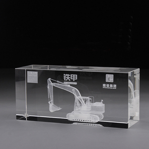 Atacado Personalizado 3D Laser Esculpido Cubo De Vidro UV Impresso Presente Do Negócio Esportes Amor Tema Em Branco Cubos De Cristal Paperweight Modelo - Product Image 5