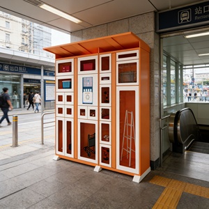Sistema de Control de Aplicaciones para Casilleros de Alquiler Inteligentes con Escaneo de Código QR XinJu, Gabinete de Carga Electrónico, Quiosco de Autoservicio para Áreas Públicas y Aeropuertos - Product Image 1