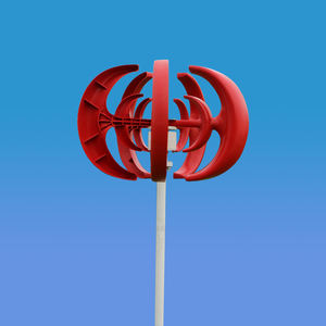 Turbina eólica de imán permanente de eje vertical tipo linterna de alta eficiencia doméstica de 100W - Product Image 5