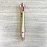 Stylo bille Alpen Gold en métal canon de fusil, forme de balle, encre à séchage rapide, sérigraphié, avec clip, pour usage promotionnel