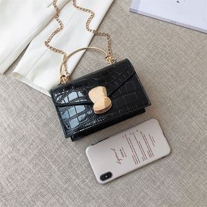 Sacs à main Vintage en PU pour femmes, motif Crocodile Style INS, bon marché, <span class=keywords><strong>vert</strong></span>, sacs à bandoulière de luxe, <span class=keywords><strong>Mini</strong></span> sacs à épaule - Product Image 4