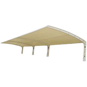 Tente de qualité à structure en membrane tendue rétractable et imperméable pour le stationnement de motos et les transports publics - Product Image 1