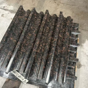 Demi-dalles de granit brun poli classique indien pour comptoirs de propriétés de prestige et carreaux extérieurs de centres commerciaux - Product Image 6