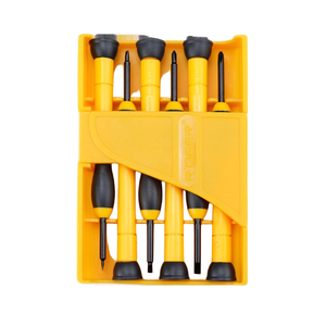 6PCS chính xác thép không gỉ tuốc nơ vít công cụ thiết lập Chrome kết thúc DIY lớp Kit cho điện thoại máy tính Kính mắt Đồng hồ sửa chữa - Product Image 1