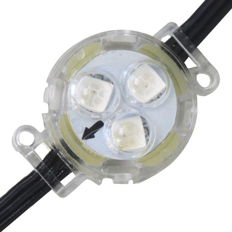Rgb Pixel Christmas Lighted Decorations Rgbw Ip68 High Power Waterproof 12v 50mm 30mm Holiday Pixel Led Point Fighting