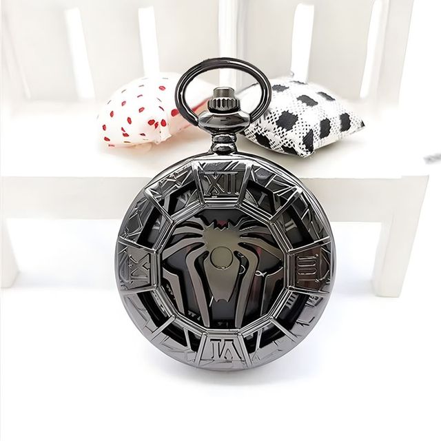 Spider Animal Pocket Watch Chain Steampunk Fob Pocket Watch Bulk Pendant Quartz Machinery Watch Men