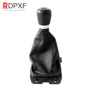 Para <span class=keywords><strong>Ford</strong></span> <span class=keywords><strong>Ecosport</strong></span> 2013-2018: Funda de palanca de cambios de cuero PU negro, estilo automotriz, superventas del fabricante - Product Image 5
