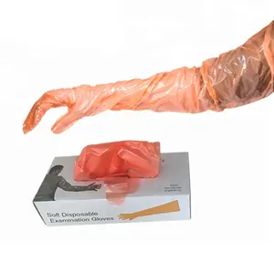 Одноразовые прозрачные перчатки из мягкой пластиковой пленки