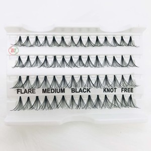 Le Vietnam produit le meilleur prix grappes de cils évasés de qualité supérieure ventilateur préfabriqué sans nœud de cils 10D 14D 20D 24D vente en gros - Product Image 5