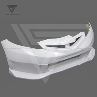 Pare-chocs avant en fibre de verre de style Js Racing pour Honda Fit Jazz 2009-2013
