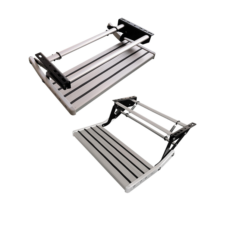 Aluminum Alloy One-Step Folding Manual RV Camper Trailer Parts Accessory for Travel Trailers