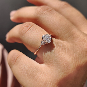 Elegant Lab Grown <b>Diamond</b> Ring Timeless Sparkle Stylish <b>Jewelry</b> Perfect for Weddings Engagements and Romantic Occasions - Product Image 5