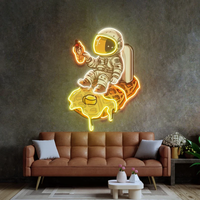 Enseigne néon LED d'art moderne, néon personnalisé pour décoration murale, style sculpture créative, pour maison, bar, boutique, vitrine