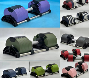 PINJIAN Haltères à réglage rapide avec poids réglables, ensemble d'haltères dédié, équipement de fitness - Product Image 4