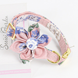 Joli collier floral pour animaux de compagnie Collier pour chat <span class=keywords><strong>Accessoires</strong></span> pour animaux de compagnie - Product Image 1
