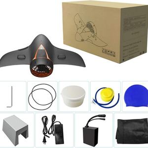 สกูตเตอร์ใต้น้ำแบบมือถือพร้อมใบพัดพีวีซี อุปกรณ์ช่วยดำน้ำและว่ายน้ำใต้น้ำ - Product Image 3