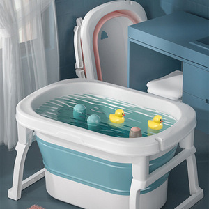 Diseño europeo <span class=keywords><strong>Soporte</strong></span> OEM Sensible a la temperatura Plegable profundo Accesorios de baño <span class=keywords><strong>para</strong></span> bebés <span class=keywords><strong>Bañera</strong></span> <span class=keywords><strong>para</strong></span> bebés <span class=keywords><strong>con</strong></span> <span class=keywords><strong>soporte</strong></span> - Product Image 6