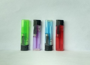 Briquet électrique rechargeable résistant aux enfants en gros d'usine pour cigarettes en plastique - Product Image 4