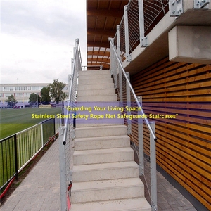 <strong>3</strong>.0mm 7x19 Stainless Steel <strong>Wire</strong> Safety <strong>Net</strong> 50mm <strong>Hexagonal</strong> Fall Barrier for Scaffold/Rooftop OSHA Compliant - Product Image 2