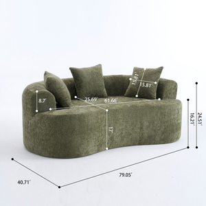 Modern Design Seater Sectional <b>Sofa</b> Velvet Upholstery Compressed for Warehouse Villa Basement Use One Seat Version Available - Product Image 4