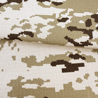 Espagnol M09 Désert Numérique Camouflage TC 65/35 Polyester Coton Tissé Imprimé Résistant À La Déchirure Manteau Pantalon Ripstop Camo Tissu