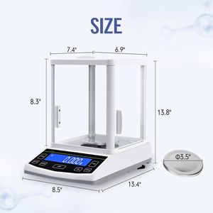 Báscula Analítica Electrónica de Alta Precisión de 0.001g, Báscula Digital - Product Image 4
