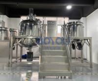 Ligne de production de fabrication cosmétique en vente, mélangeur homogénéisateur à vide, machine à émulsionner les pommades
