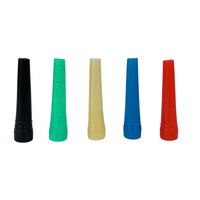 Embout de Chicha Jetable 37 mm Becs de Rechange en Plastique Colorés Bon Marché Accessoires Noir 90 mm pour Narguilé