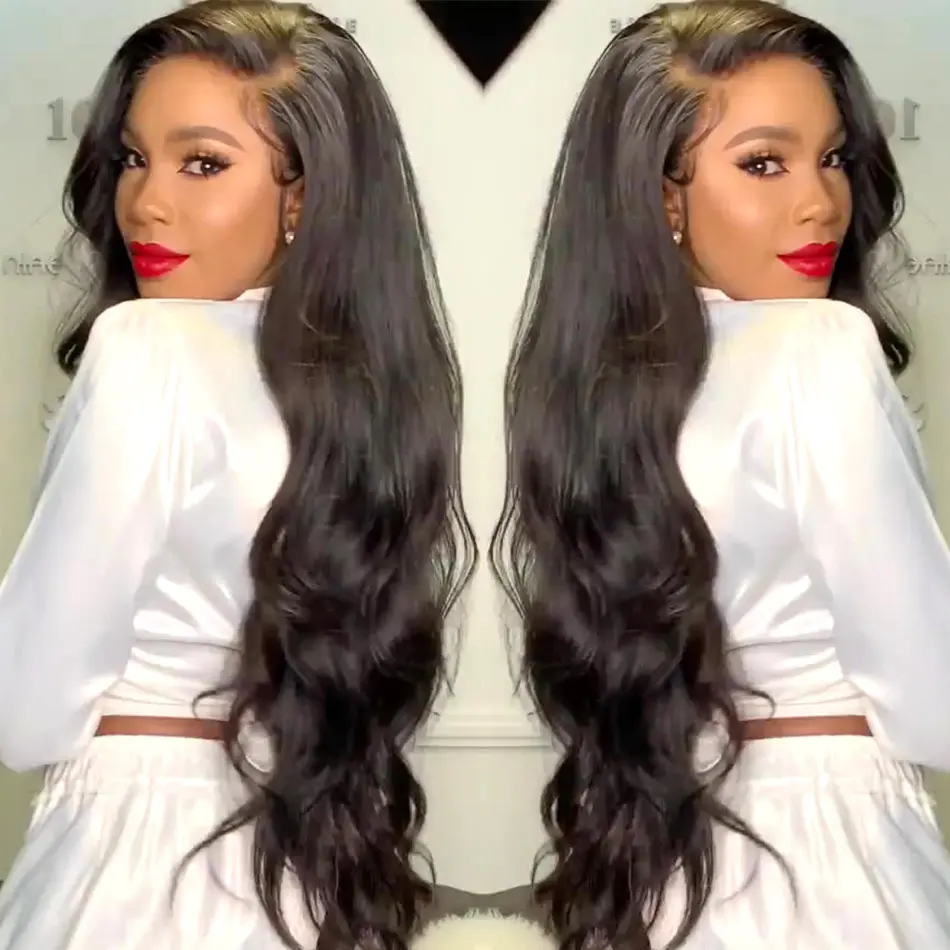 Wholesale 13X4 Remy Brazilian Virgin Human Hair Wig Hd Transparent Lace Human Hair Lace Front Wigs For Black Women