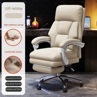 Chaise de bureau ergonomique à dossier haut avec appui-tête pour cadre dirigeant