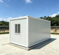 Maison préfabriquée modulaire pliable personnalisée, étanche, avec deux ailes extensibles, pour gîte, bureau, appartement résidentiel ou conteneur.