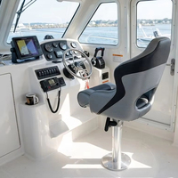 Chaise de pilote marine pliable avec support ergonomique, siège de bateau de qualité commerciale