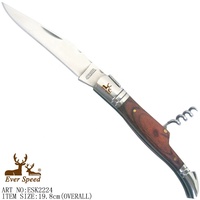 Couteau tactique pliant de poche en acier inoxydable pour le camping et la chasse OEM de survie personnalisable avec logo laser