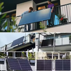 Rotterdam Warehouse 800W 1000W 2500W <span class=keywords><strong>Microinversor</strong></span> Balcón Sistema solar con paneles de alta potencia Balcón Sistema de Kit de montaje solar - Product Image 4