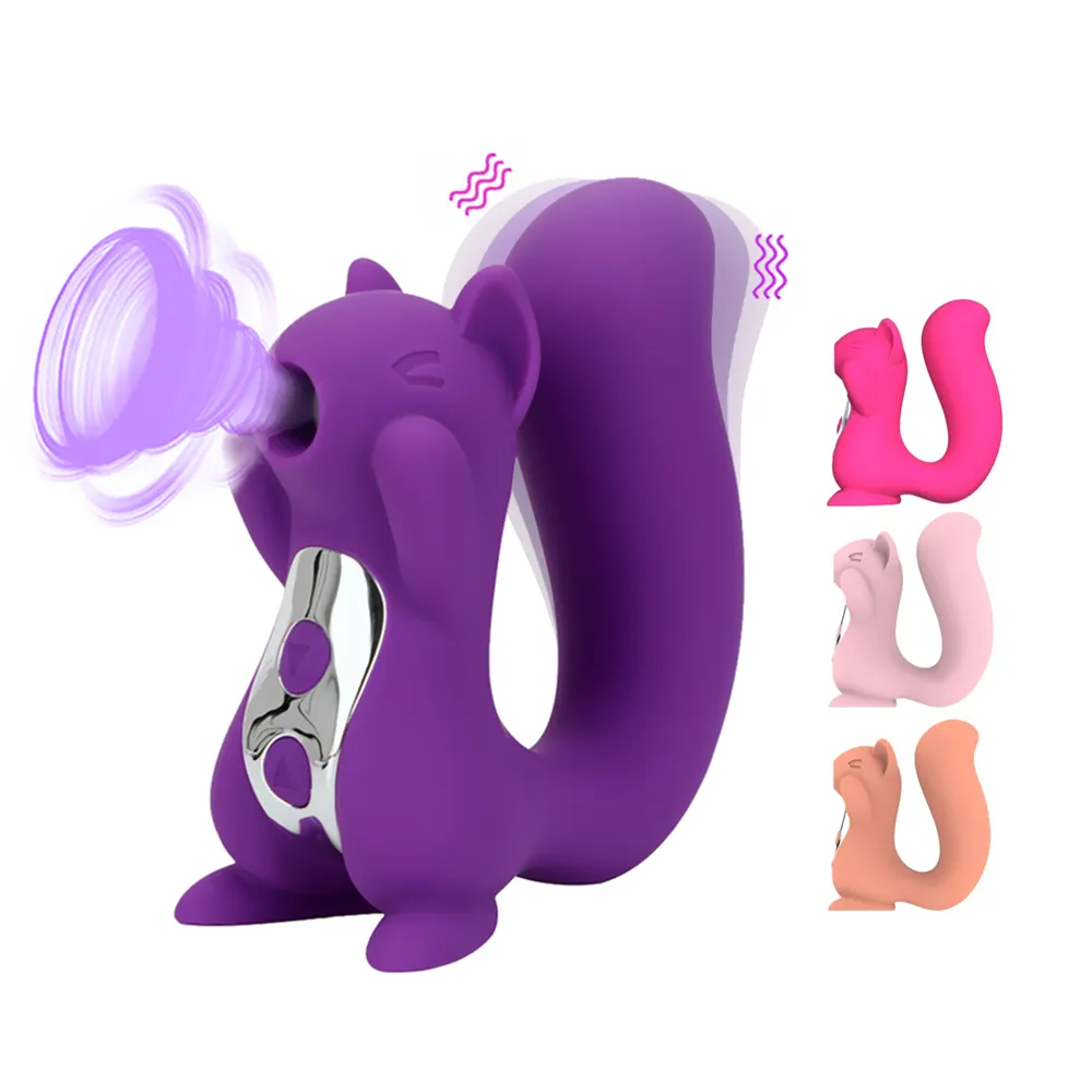 язык Squirel вибратор женственный член ремень,фаллоимитаторы и вибраторы для женщин, сосков, клитора животных белка секс-игрушки