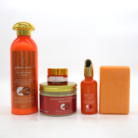 Ensemble de soins du visage à la vitamine C de carotte OEM, lotion, savon, sérum, crème, kit de soins de la peau, marque privée