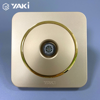 YAKI haute qualité 16A panneau de prise européenne 86 prise universelle interrupteur mural électrique et prise