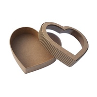 Nouveau design emballage de chocolat en forme de coeur de luxe boîte-cadeau en papier personnalisée