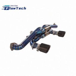 ท่อไอเสียไทเทเนียมแบบ High-Flow พร้อมวาล์ว  แบบ Axle-Back  ปลายท่อคู่เดี่ยว สำหรับ Porsche 718 GT4 RS 4.0L - Product Image 4